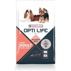 Opti Life Mini Adult Skincare Hundefutter mit viel Lachs&Reis