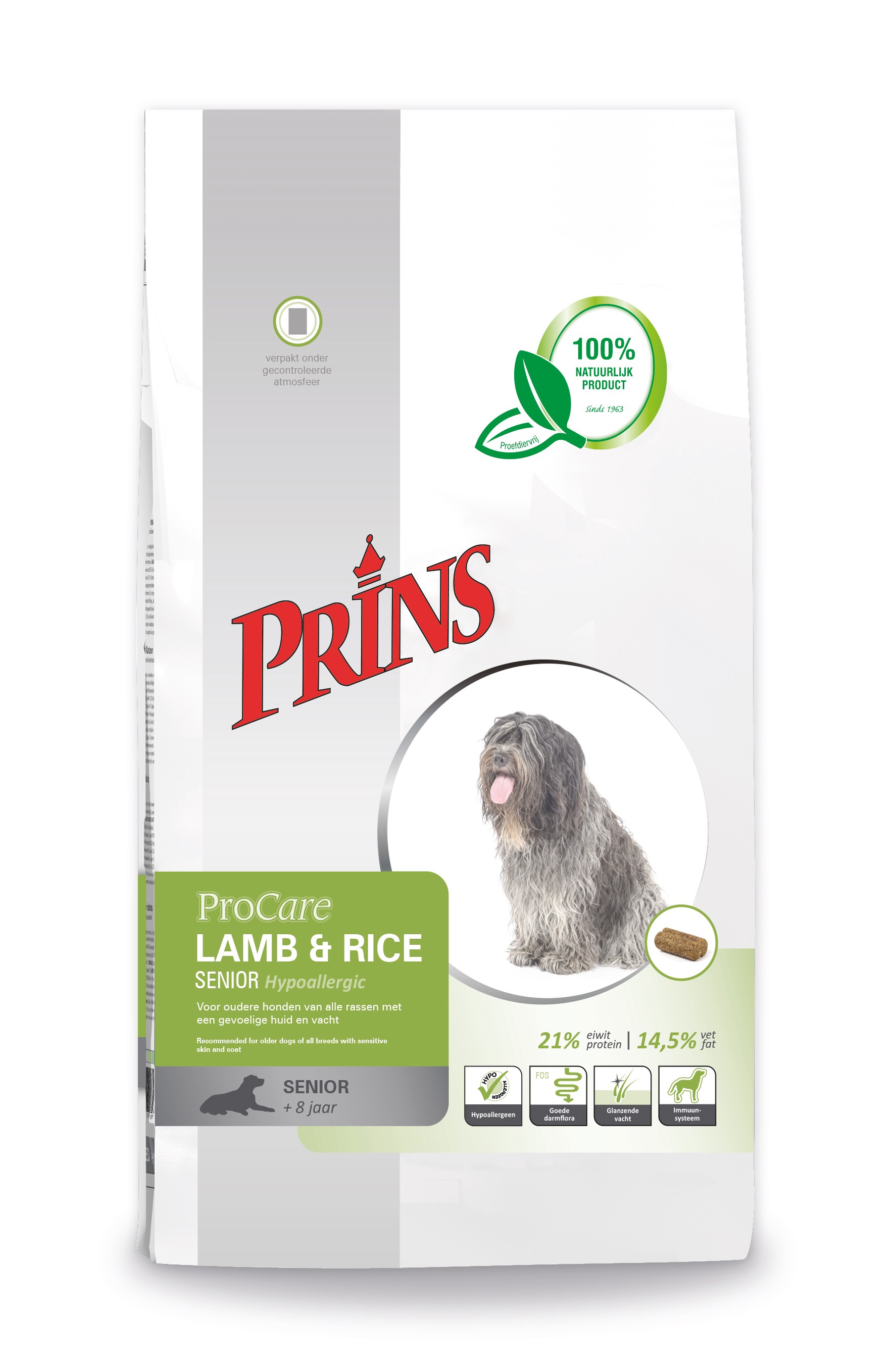 Prins ProCare Lamm & Reis Senior Hypoallergic Hundefutter
