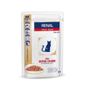 Royal Canin Renal mit Rind Katzen-Nassfutter
