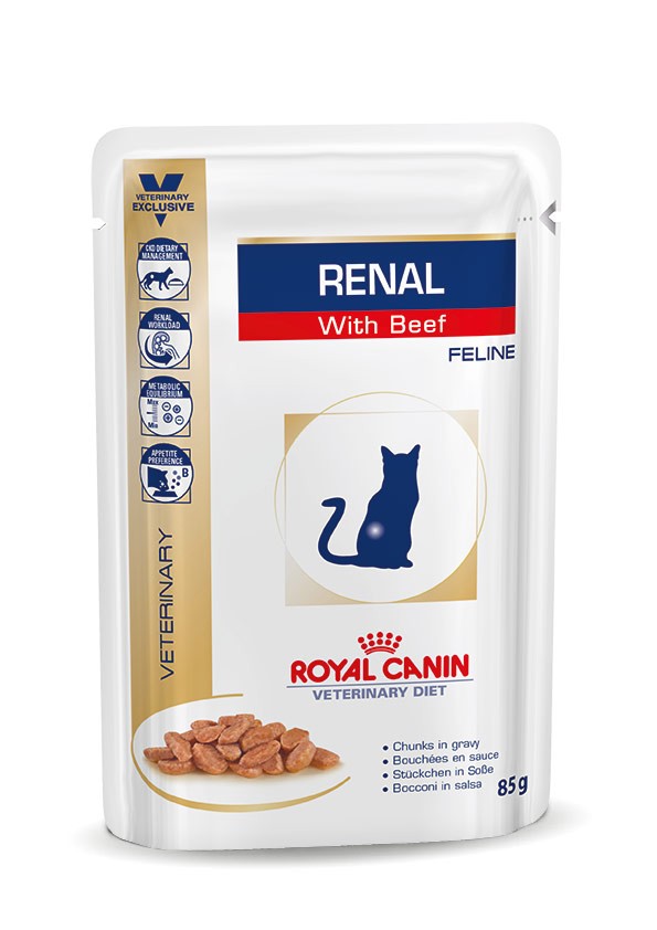 Royal Canin Renal mit Rind Katzen-Nassfutter