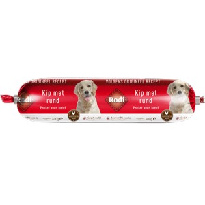 Rodi Wurst Huhn & Rind für den Hund 18 x 400 g