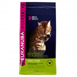 Eukanuba Adult Hairball Control Huhn Katzenfutter