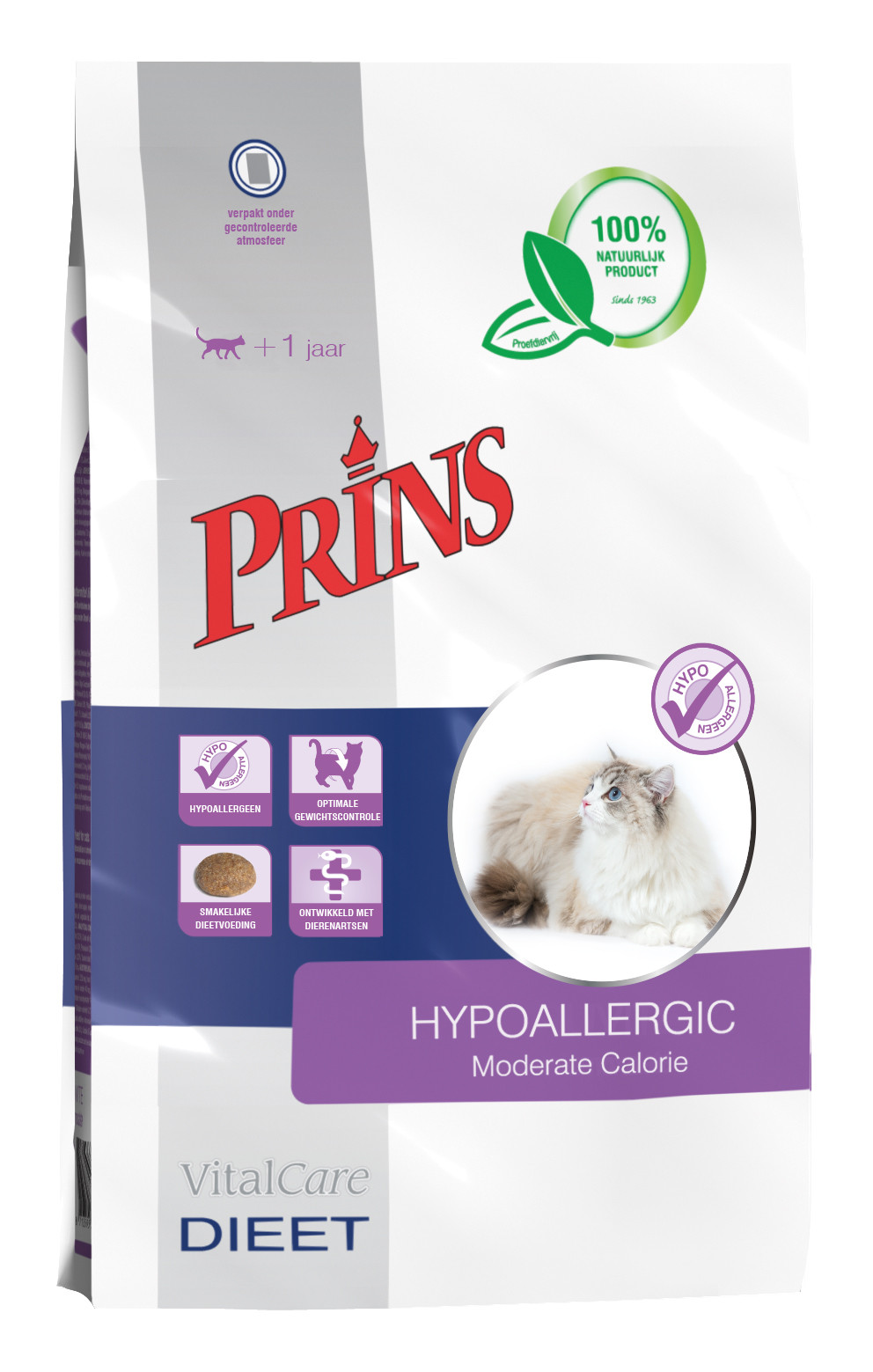 Prins Vitalcare Diet Hypoallergen Moderate Calorie Katzenfutter