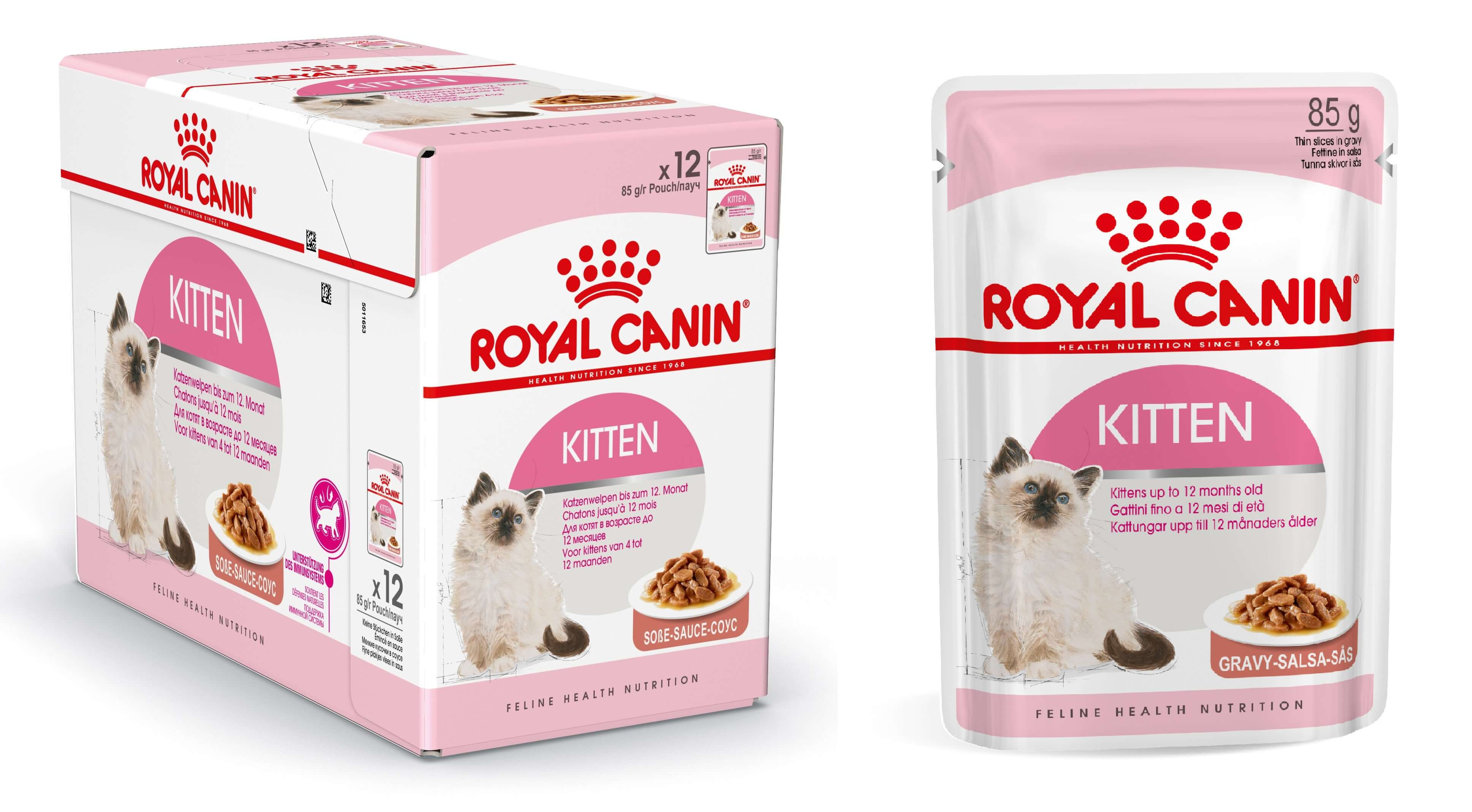 Royal Canin Kitten Katzen-Nassfutter in Soße (85 g)