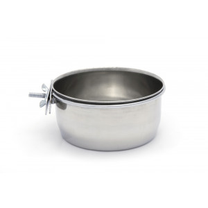 Futter-/ Trinknapf mit Flügelmutter 