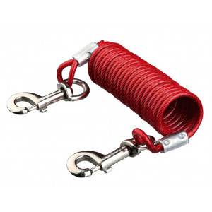 Trixie Hofleine mit Spiralkabel 5 Meter für den Hund