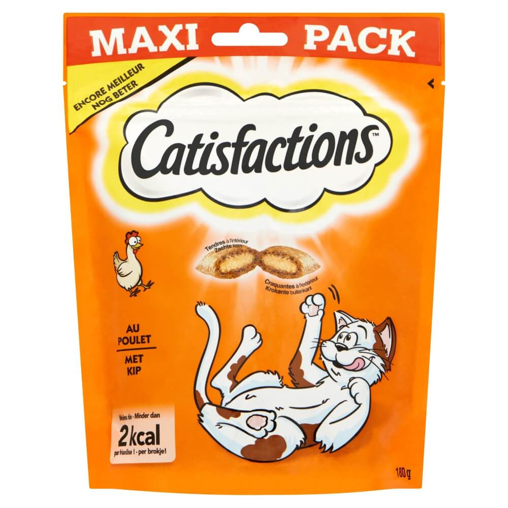 Catisfactions mit Huhn Katzensnack (180 Gramm)