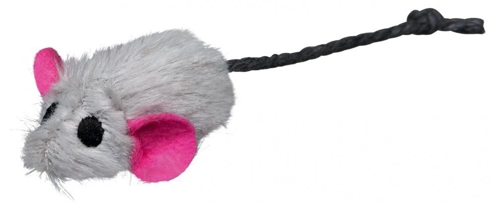 Trixie Plüschmaus mit Catnip für die Katze (6 Stk.)