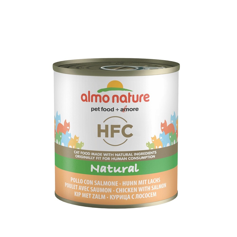 Almo Nature HFC Natural Huhn mit Lachs Katzen-Nassfutter (280 g)