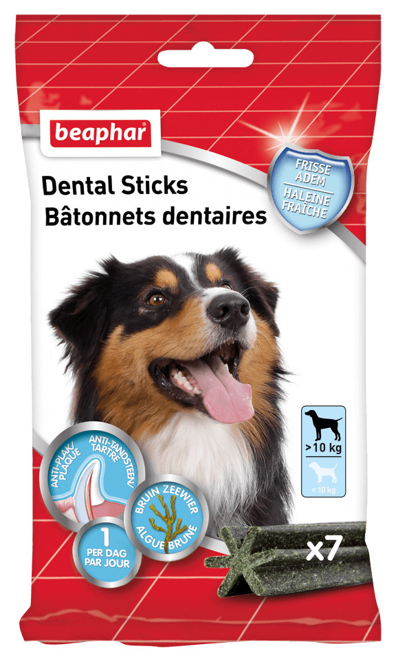 Beaphar Dental Sticks für mittelgroße / große Hunde