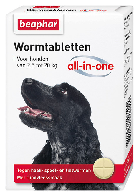 Beaphar Entwurmungsmittel All-in-One (2,5 - 20 kg) Hund