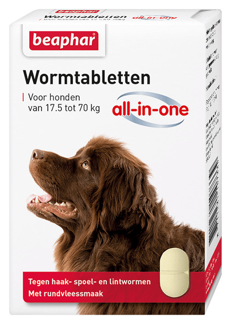 Beaphar Entwurmungsmittel All-in-One (17,5 - 70 kg) Hund