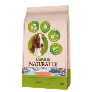 Iams Naturally Adult Lachs & Reis Hundefutter