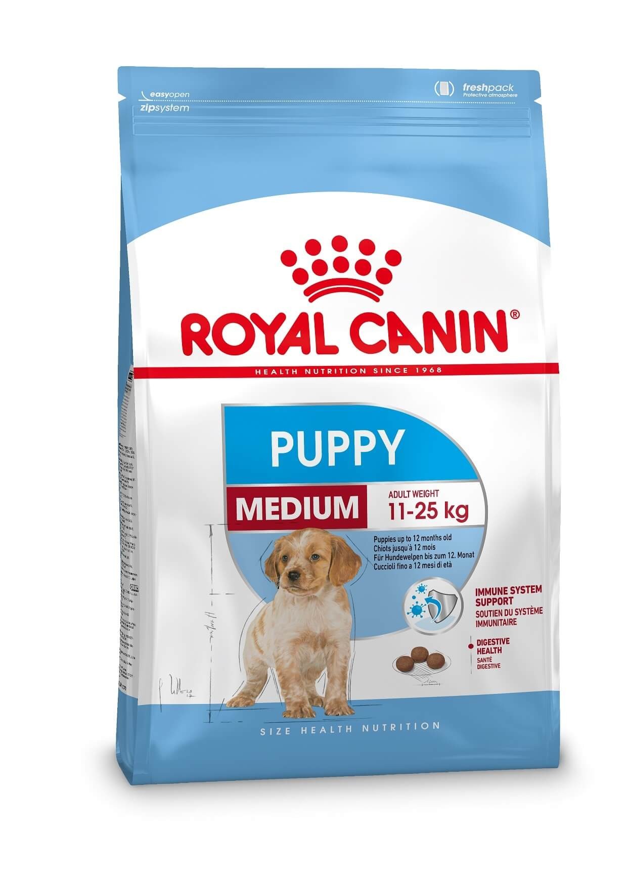 Bild von 4 kg Royal Canin Medium Puppy Hundefutter