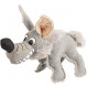 Canvas Hyäne mit Quietsch Hundespielzeug