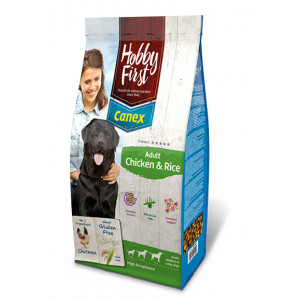 HobbyFirst Canex Adult Huhn und Reis Hundefutter 2 x 3 kg