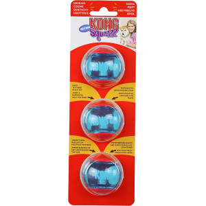 Kong Squeezz Action Hundespielzeug Small – 3 Stück Pro Set