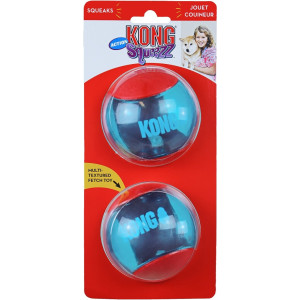 Kong Squeez Action hondenspeeltje groot - 2 stuks