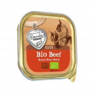 Renske Biologisches Frischfleisch Rind 85 Gramm Katzenfutter Pro 19 Stück (19 x 85 g)