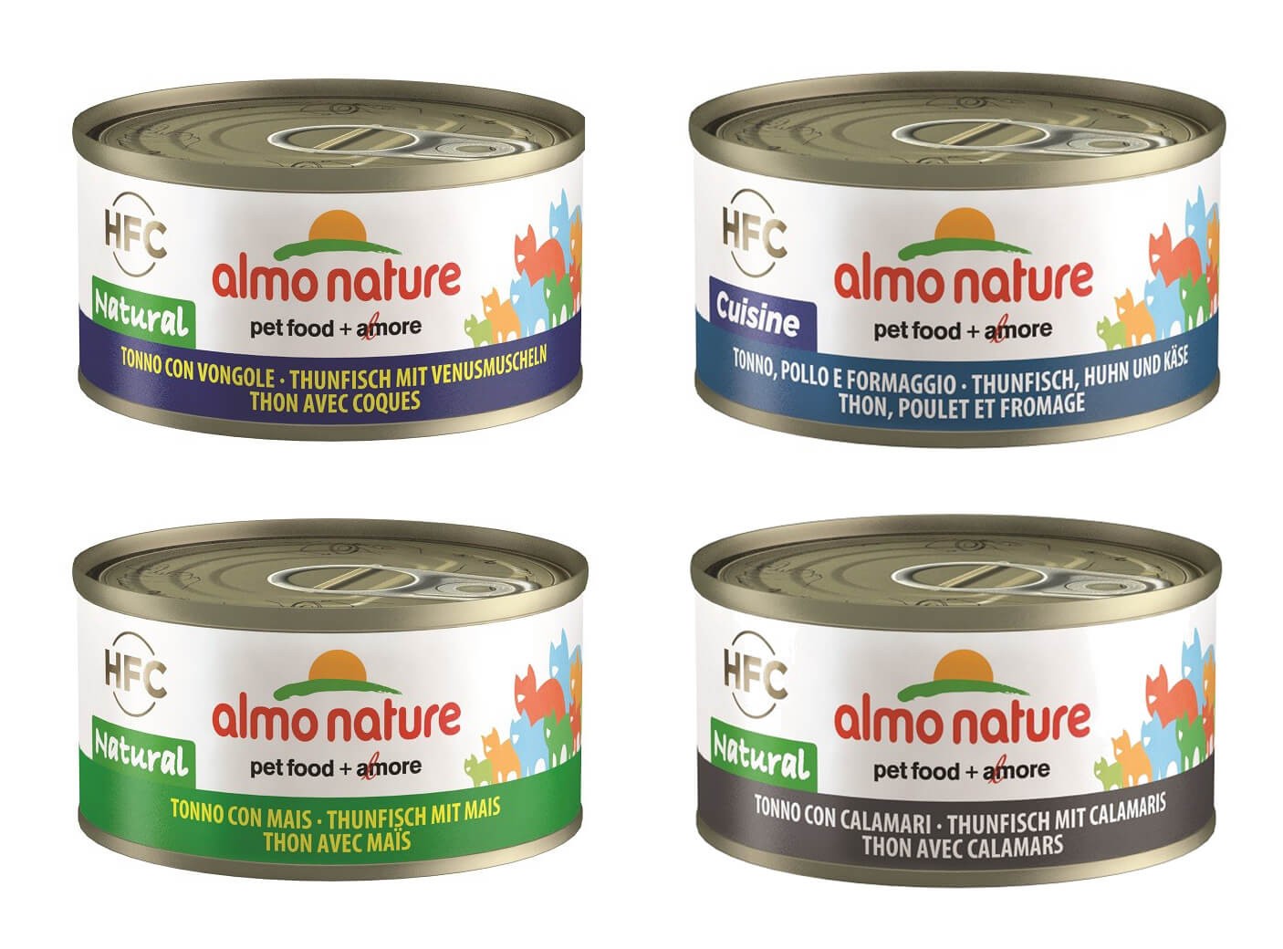 Almo Nature HFC Natural Combipack D Tonijn 24x70 gr