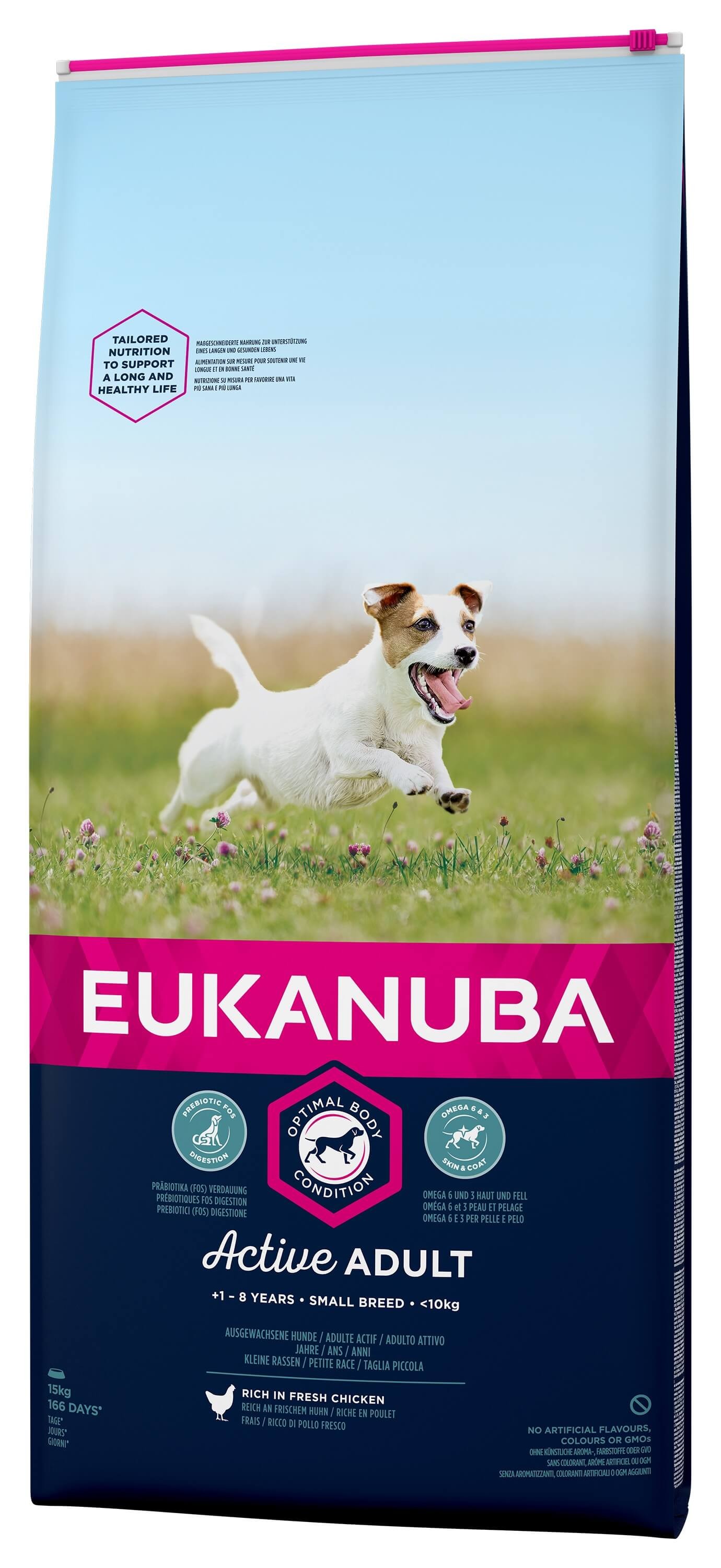Eukanuba Active Adult Small Breed kip hondenvoer