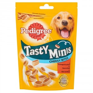 Pedigree Tasty Minis mit Käse & Rind für den Hund 3 x 140 g