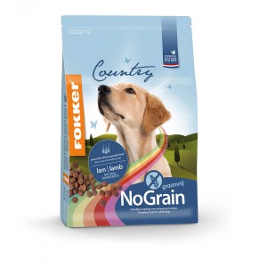 Fokker Country No Grain mit Lamm Hundefutter 2 x 13 kg