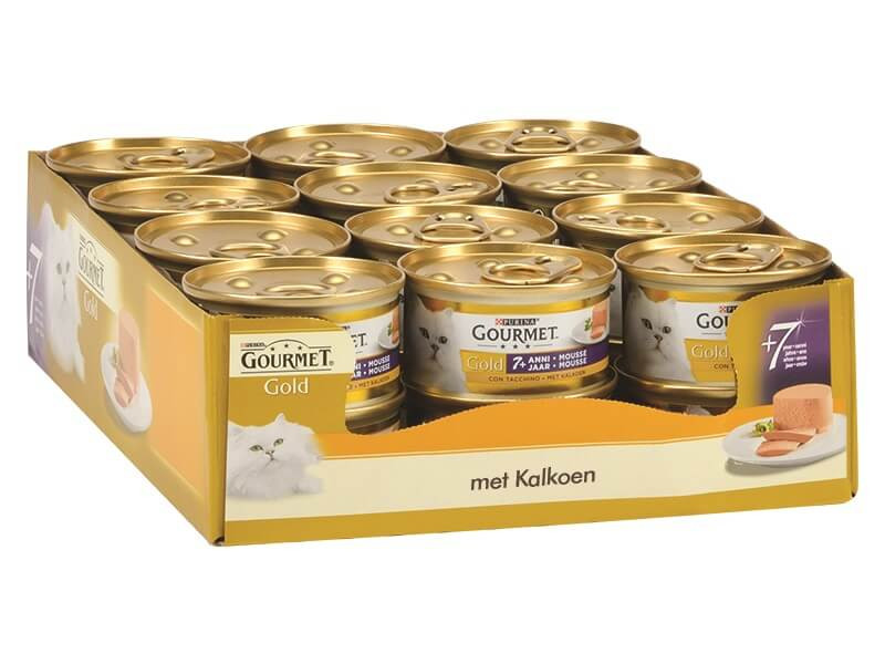 Gourmet Gold Mousse mit Truthahn 7+ | Günstig | Vollwertig