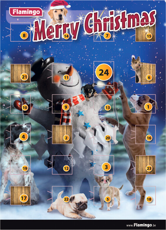 Adventskalender Schoko Hund