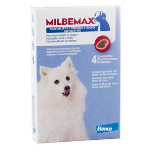 Milbemax Kautabletten für kleine Hunde und Welpen