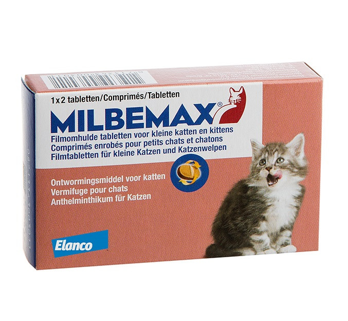 Milbemax Entwurmungstabletten für kleine Katzen und Kätzchen Brekz.de