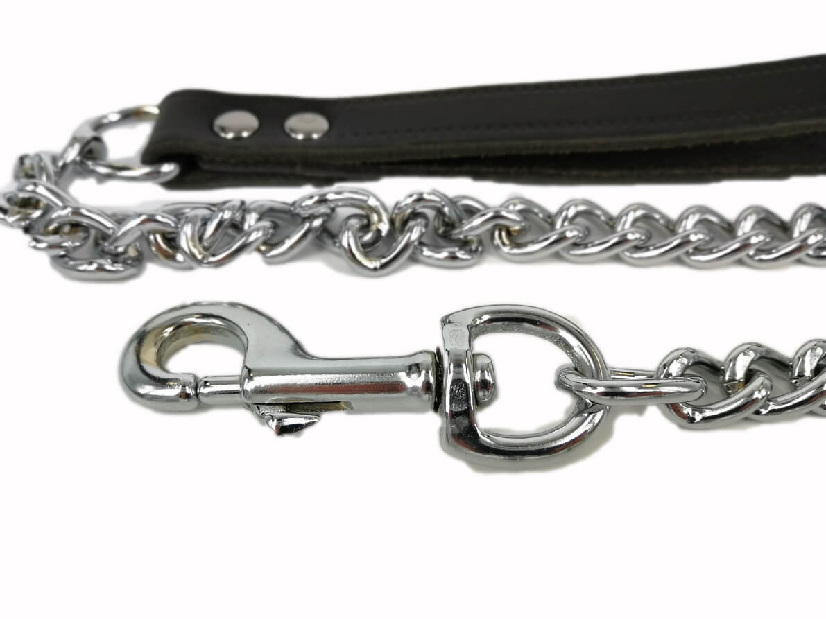 Kettenleine Schwarz für den Hund Brekz.de