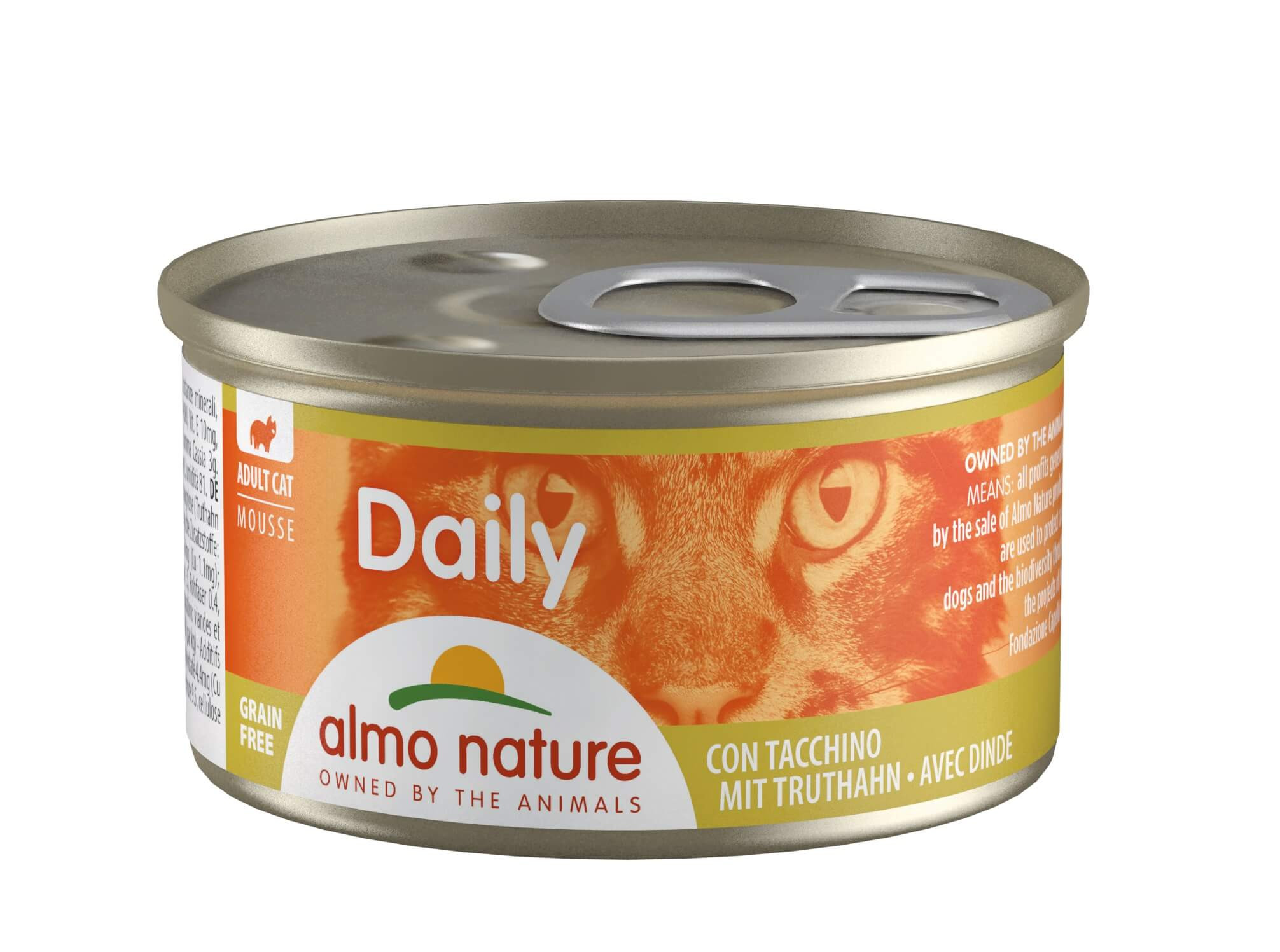 Almo Nature Daily Mousse mit Truthahn Katzen-Nassfutter (85 g)
