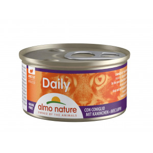 Almo Nature Daily Mousse mit Kaninchen 85 Gramm