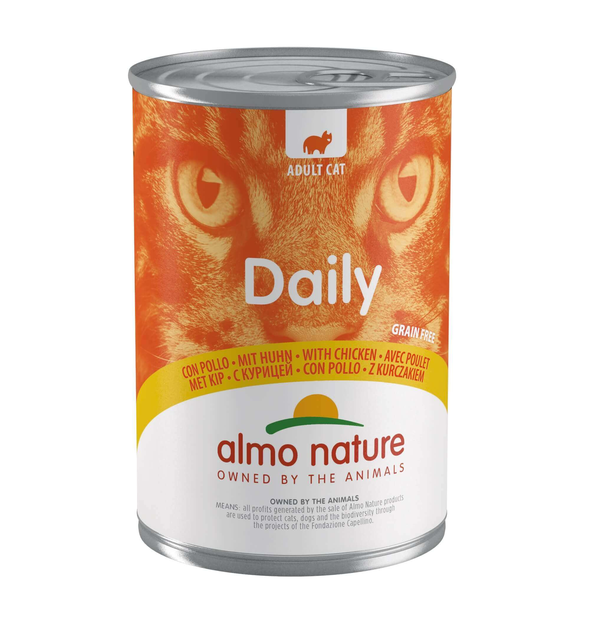 Almo Nature Daily mit Huhn Katzen-Nassfutter (400 g)