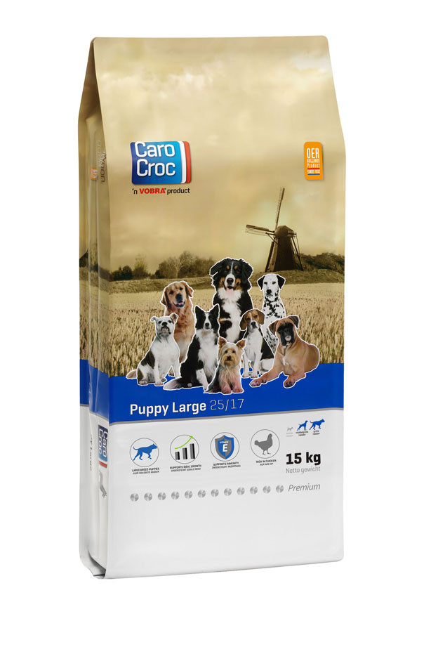 CaroCroc 25/17 Puppy Large (Junior) Hundefutter 