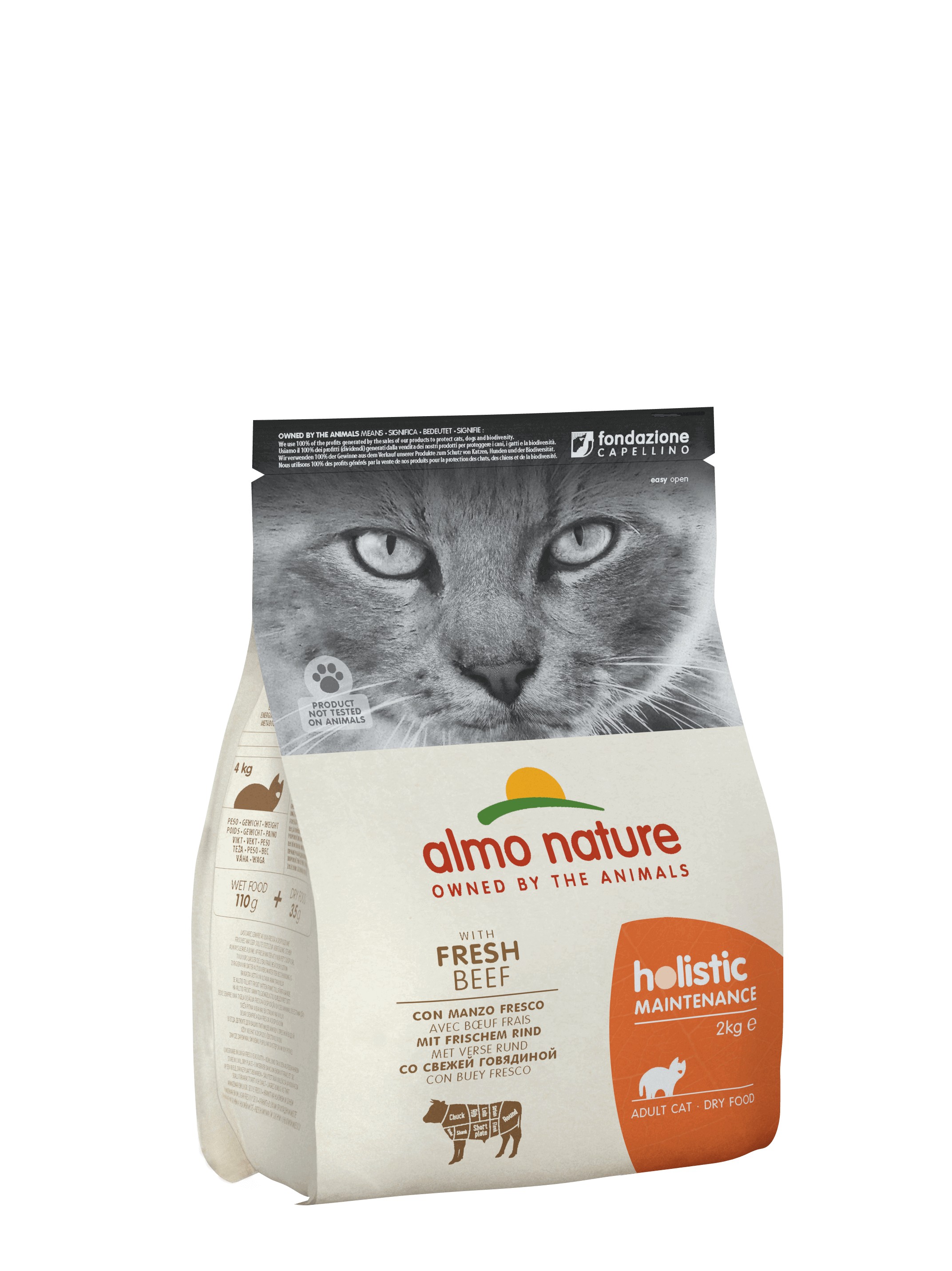 Almo Nature Holistic Maintenance Adult Rind Katzenfutter
