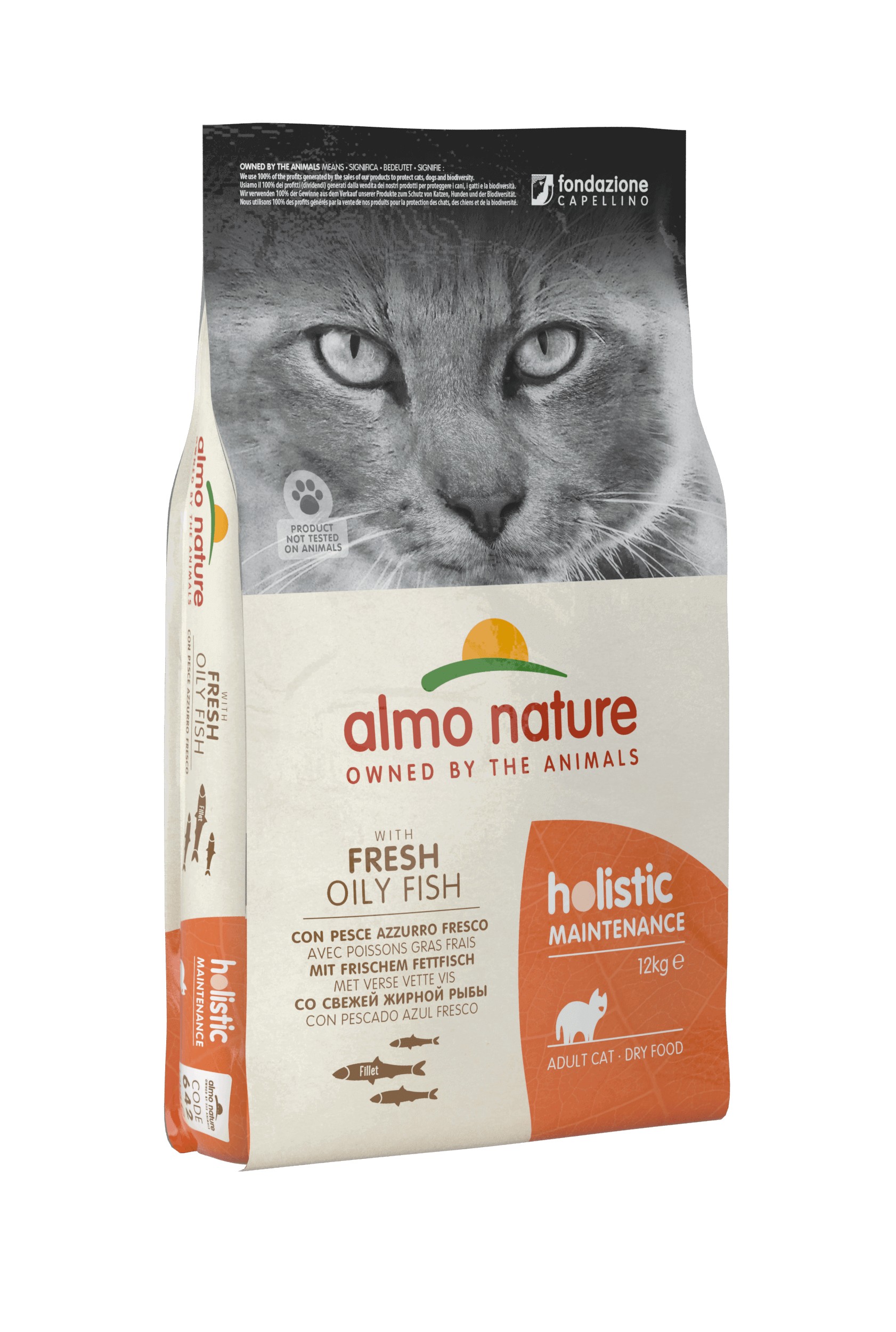 Almo Nature Holistic Maintenance Adult Fettfisch Katzenfutter