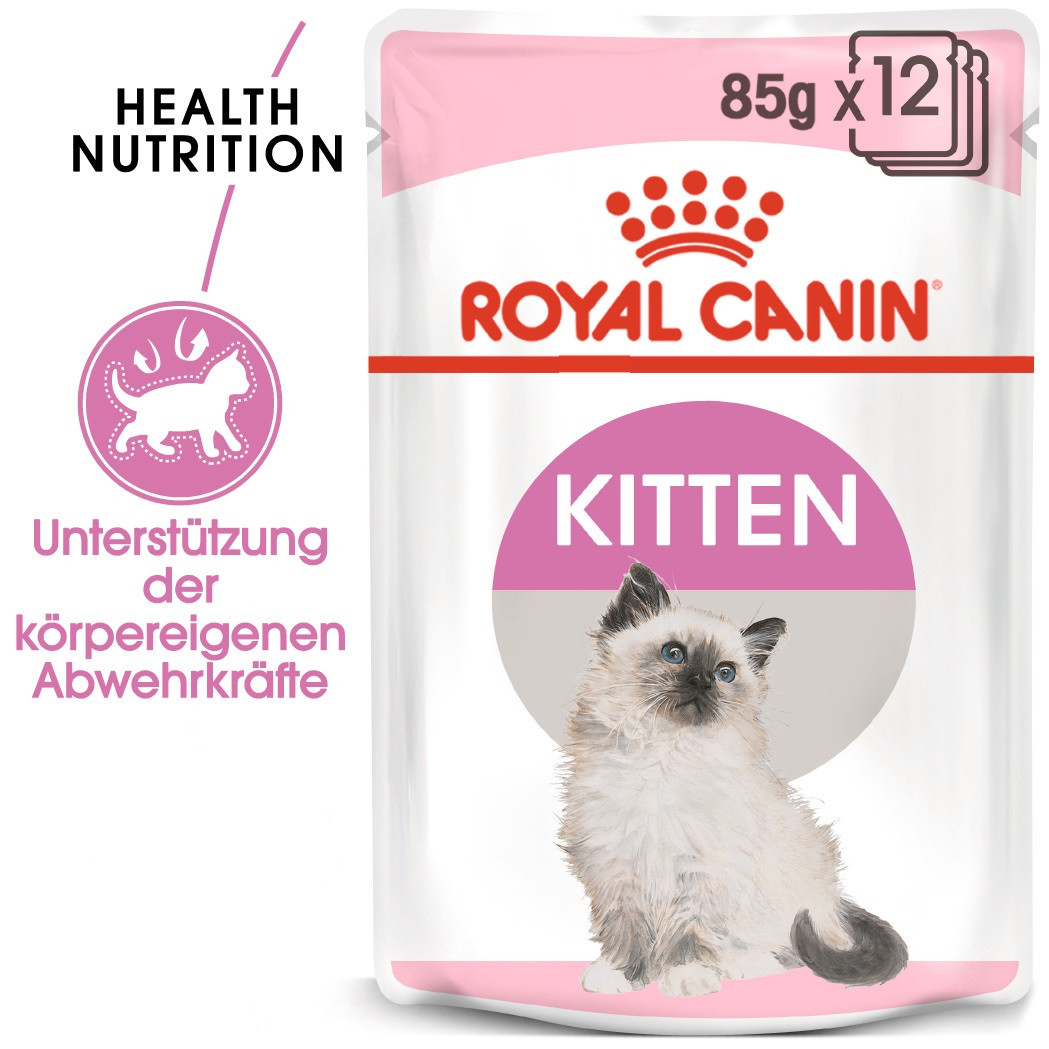 Royal Canin Kitten Katzen-Nassfutter in Soße (85 g)