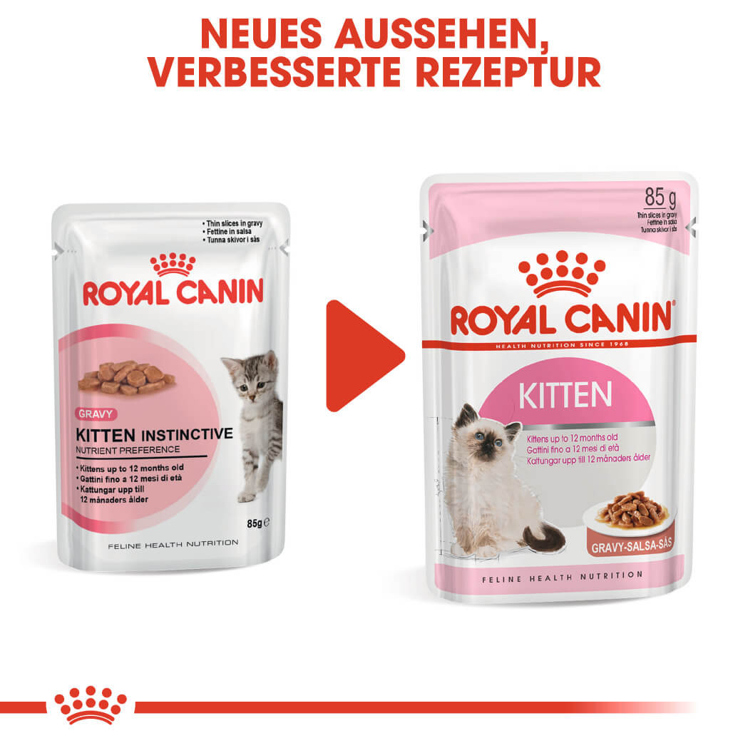 Royal Canin Kitten Katzen-Nassfutter Gelee/Soße 85g