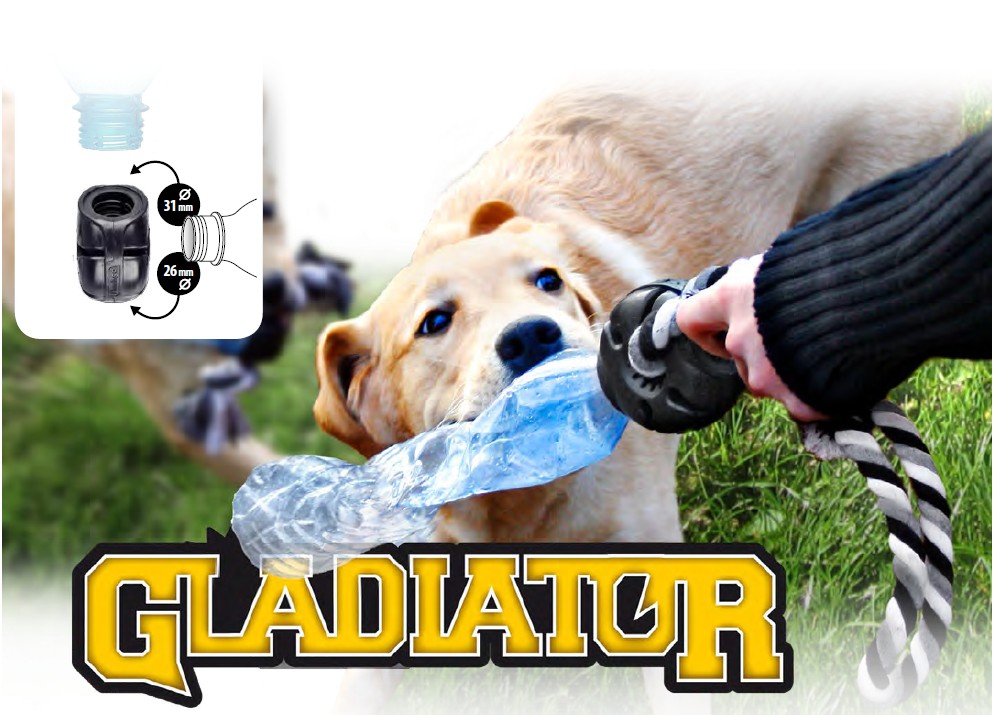Gladiator Bottle Booster für den Hund Bis zu 40 günstiger