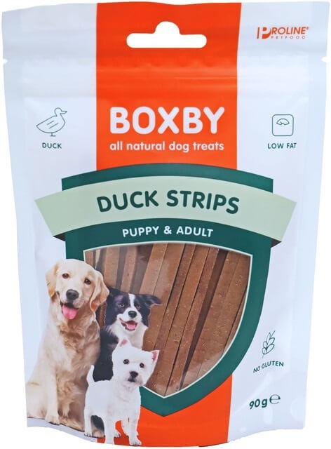 Boxby for dogs Duck Strips 90 gram