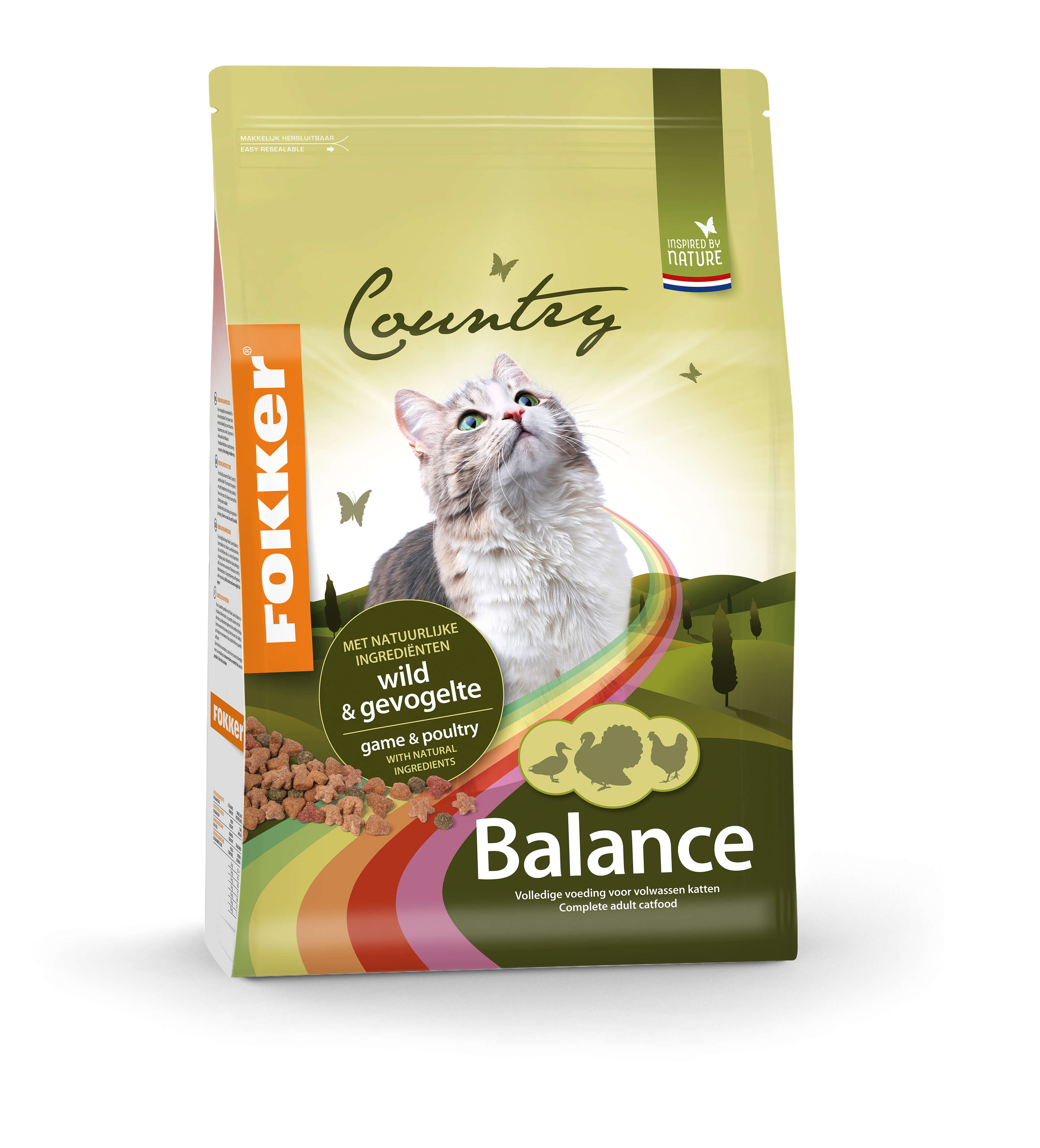 Fokker Country Balance mit Wild & Geflügel Katzenfutter