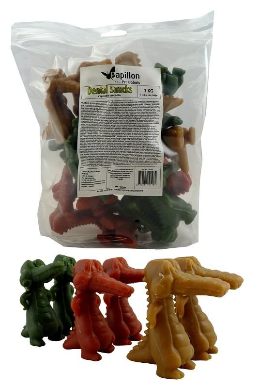 Dental snack krokodillen L (7,5 cm)