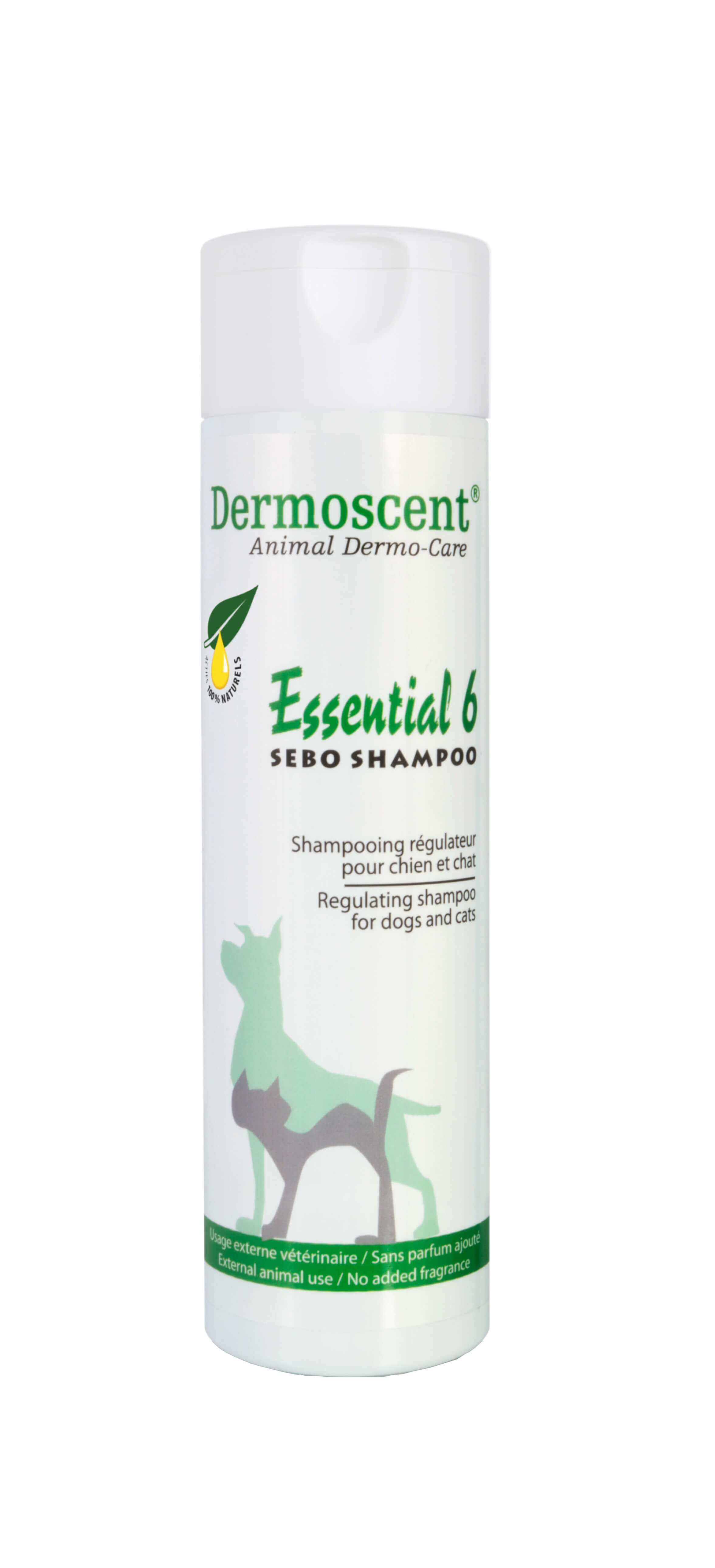 Dermoscent Essential 6 Sebo Shampoo voor hond en kat