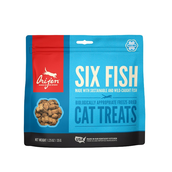 Orijen Six Fish Cat Treats Viel Fisch Gunstig