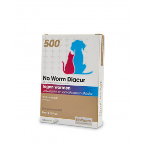 No Worm Diacur 500 voor hond en kat