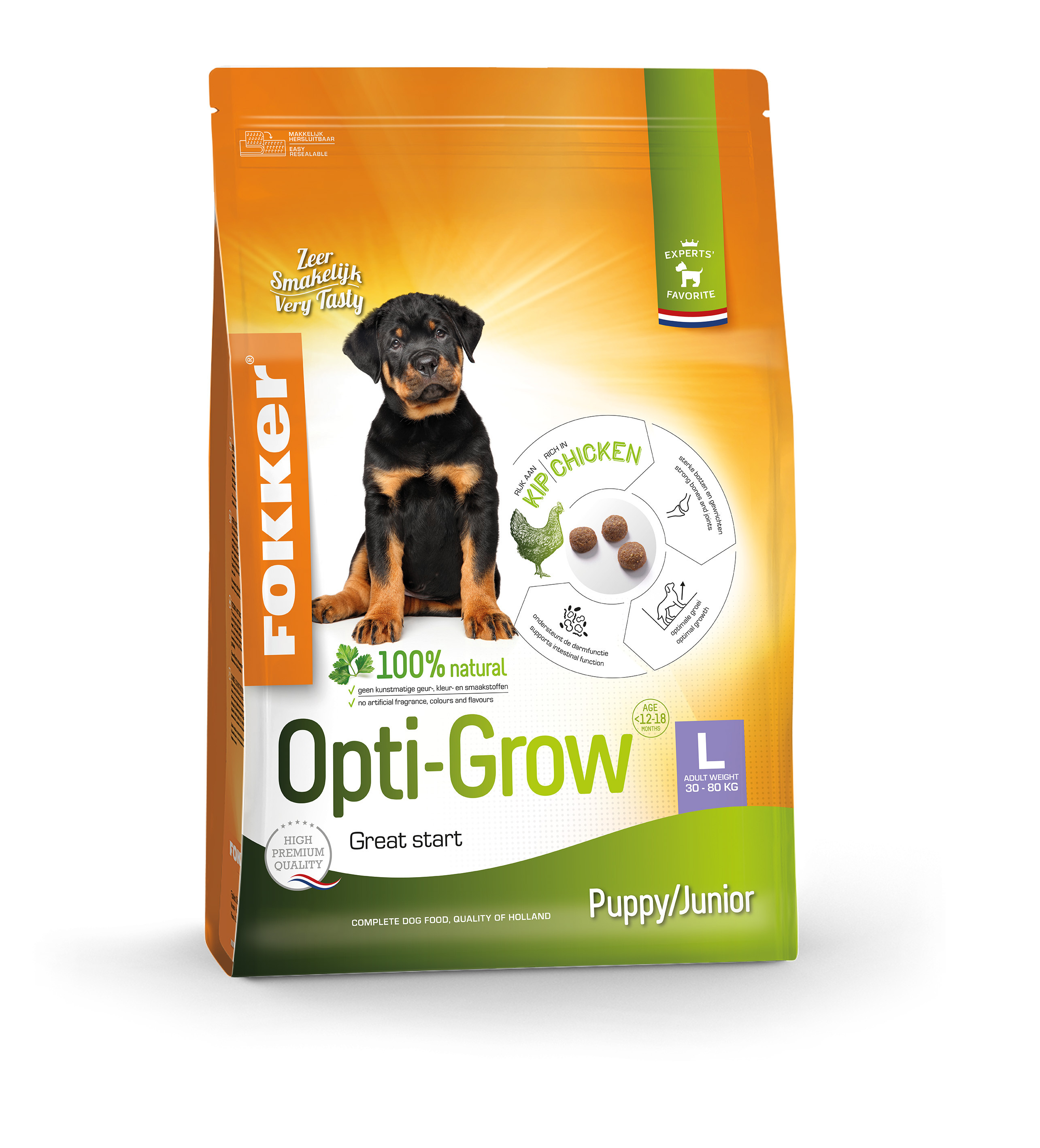 Fokker Dog Opti-Grow L hondenvoer