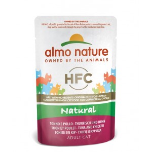 Almo Nature HFC Natural Thunfisch & Huhn Katzenfutter (55 g)