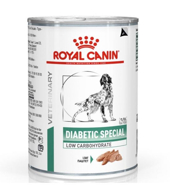 Bild von 4 Paletten (48 x 410 g) Royal Canin Veterinary Diabetic Special Hunde-Nassfutter